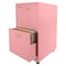 Lavish Home 2 Drawer Wood File Cabinet Filing Cabinet with Lock Rolling File Cabinet for Under Desk Storage 80-FC-4-PK - alternate 4
