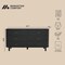 Manhattan Comfort Solara 68 in Solid Wood Dresser in Black (6-Drawer) DR1789-2 - alternate 3