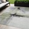 Homeroots 5' X 8' Sage Black And Gray Abstract Washable Indoor Outdoor Area Rug 603654 - alternate 1