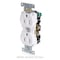 Leviton Dup Rec 15A 125V Self-Gr LtAl BR15-T - alternate 2