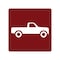 Sign Solutions Usa Pick-Up Trucks (Symbol), 30 in W x Square, Aluminum Sign DUS06DWT3030RS-140 - alternate 1