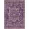 Homeroots 10' X 14' Eggplant Medallion Washable Indoor Outdoor Area Rug 608015 - alternate 3