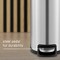 Happimess Roland 10.6-Gallon Step-Open Trash Can, Platinum Silver HPM1010A - alternate 5