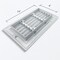 Sierra Grates 6 in. H X 14 in. W Powder Coat Aluminum, White Return Grille ABG614-WHT - alternate 3