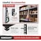 Homedant 5-Tier Boltless Heavy Duty Metal Shelving Unit, 47.7"W x 18.2"D x 71.3"H, Black 805902 - alternate 2