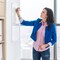 Fab Glass And Mirror Glass Dry Erase Board (36in x24in MB24x36-SB623 - alternate 5