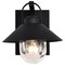 Nuvo Ridge, Small Outdoor Lantern, Black Finish, Clear Seeded Glass 60/8540 - alternate 3