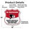 Signmission No Trespassing Shield Sign Property Prot, 18 Inch X 18 Inch, Plastic Sign SHI-P-18-416 - alternate 2