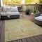 Homeroots 10' X 14' Gold Copper And Brown Geometric Washable Indoor Outdoor Area Rug 594790 - alternate 3