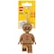 Lego Classic Plastic Brown Gingerbread Man Keychain w/LED Light KE182H - alternate 1