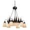 Vaxcel Yosemite 9 Light Bronze Rustic Tree Chandelier CH55506BBZ - alternate 1
