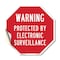 Signmission Warning Protected by Electronic Sur, 10 Inch X 10 Inch, Vinyl Decal OC-D-10-332 - alternate 1