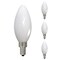 Bulbrite 60w B11 Milky Dimmable (E12) Candelabra Scrw Bse Decorative Filament Milky LED Lght Bulb, 2700K, 4PK 861925 - alternate 1
