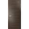 Sartodoors Modern Solid Interior Door with Handle, Planum 0010 Chocolate Ash, Single Regural Panel Frame Trims PLANUM0010ID-CA-4284 - alternate 3