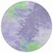 Homeroots 8' Lavender Mint Green And Ivory Round Abstract Washable Indoor Outdoor Area Rug 617403 - alternate 4