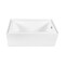 Kingston Brass 60-Inch Acrylic Rectangular 3-Wall Alcove Tub Combo w/ Waste and Overflow Drain, Right Hand Drain CVTDE603122R8 - alternate 1