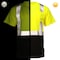 Dome75 Hi-Vis Short Sleeve Shirt, ANSI/ISEA 107-2020 Class 2, Type R, 100% Polyester Birds-Eye Mesh, MD DSS1422 - alternate 2