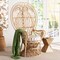 Bali & Pari Kimiko Natural Rattan Peacock Chair 267-14619-ZORO - alternate 7