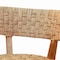 Bali & Pari Sabit Bohemian Seagrass and Mahogany Wood Counter Stool 251-13852-ZORO - alternate 5