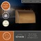 Vaxcel Walsh 1-Light Wrm Brass Dusk to Dawn Modern Outdoor Wall Sconce Fixture Dark Sky T0794 - alternate 4