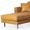 Homeroots Tan Genuine Leather L Shaped Sofa and Chaise Sectional With Toss Pillows 607314 - alternate 6