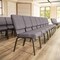 Flash Furniture Gray Fabric Church Chair, PK4 4-XU-CH-60096-BEIJING-GY-BAS-GG - alternate 3