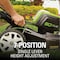 Greenworks 21'' Push Lawn Mower with Dual Battery Ports & 4.0 Ah Battery & 4 Amp Rapid Charger 2541202 - alternate 3