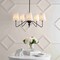 Jonathan Y Skylar 32" 5-Light Classic Minimalist Metal Inverted Gourd LED Chandelier, Black JYL7912A - alternate 4