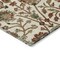 Homeroots 8' Ivory Brown And Red Round Floral Washable Indoor Outdoor Area Rug 603421 - alternate 4