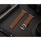 Elegani Replacement Rubber Watch Replacement Band Compatible with Apple Watch 41mm, Brown, Silver Buckle OMGSWT-BRN-41 - alternate 2