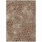 Homeroots 8' X 10' Brown And Beige Geometric Washable Indoor Outdoor Area Rug 595064 - alternate 2