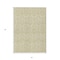 Homeroots 5' X 8' Light Green Damask Washable Indoor Outdoor Area Rug 563857 - alternate 3