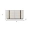 Homeroots 60" Gray Wood Six Drawer Double Dresser 714485 - alternate 2