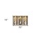 Homeroots Set of Three Lea Faux Niche 3D Peel and Stick Wall Decals, 3PK 565428 - alternate 3