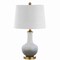 Jonathan Y Gradient 25" Ceramic/Brass LED Table Lamp, White/Grey JYL3019B - alternate 2