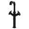 Kingston Brass Double-Handle Vessel Faucet with Knurled Handle, Matte Black LS6600RKZ - alternate 1