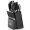 Oster Lindbergh 22 Piece Stainless Steel Cutlery Set with Storage Block in Black 143721.22 - alternate 2