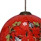 Homeroots Reindeer with Plaids and Cardinals Hand Painted Mouth Blown Glass Ornament 477498 - alternate 2