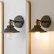 Jonathan Y July 7.88" 1-Light Industrial Farmhouse Metal Vanity Light, Rustic Dark Gray/Brass Gold JYL7426D - alternate 3