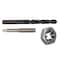 Drill America No 12-24 UNC HSS Plug Tap, Hex Die and No 16 HSS Drill Bit Kit HXPOU12-24 - alternate 1