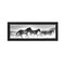 Homeroots Horses Rolling By Black Framed Print Wall Art 529961 - alternate 1