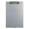 Saunders Cruiser Mate Aluminum Storage Clipboard, 0.5" Clip Capacity, Holds 8.5 x 11 Sheets, Silver 21118 - alternate 1