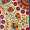 Homeroots 8' X 11' Navy Blue Beige Green Blue And Red Floral Indoor Outdoor Area Rug 546789 - alternate 4