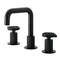 Kingston Brass Widespread Bathroom Faucet with Push Pop-Up Drain, Matte Black KS1410RNK - alternate 1