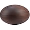 Designperfect 1-1/4 Overall Length Oval Cabinet Knob, Brushed Oil Rubbed Bronze DPA-B7KORB - alternate 3