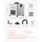 Vevor Solder Fume Extractor 3-Stage Filtration 180m cu/h Soldering Smoke Absorber DX50 - alternate 4
