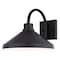 Vaxcel Highland Park Matte Black White Outdoor Wall Sconce Light, LED Compatible T0802 - alternate 1
