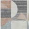 Homeroots 5' X 8' Rust Gray And Ivory Geometric Washable Indoor Outdoor Area Rug 617993 - alternate 5