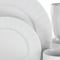 Elama Sienna 18 Piece Porcelain Dinnerware Set in White EL-SIENNA - alternate 4