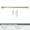 Amerock Westerly 10-1/16 inch 256mm Center-to-Center Golden Champagne Cabinet Pull BP53725BBZ - alternate 2